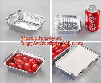 Takeaway box aluminium foil food container,Take Away 250ml ALUMINIUM FOIL CONTAINERS with LIDS,no-wrinkle baking alumini supplier