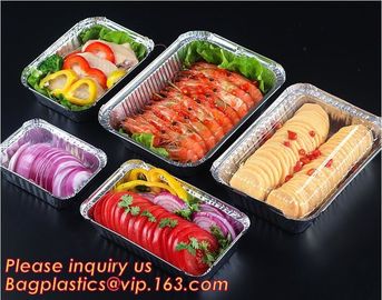 Takeaway box aluminium foil food container,Take Away 250ml ALUMINIUM FOIL CONTAINERS with LIDS,no-wrinkle baking alumini supplier