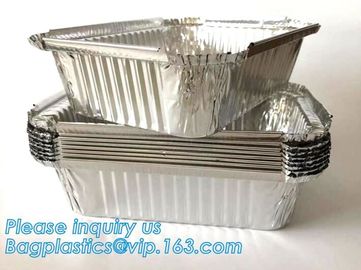 Popular household kitchen food packing aluminum foil container/pan/tray,Disposable Aluminium Foil Containers for Food Pa supplier