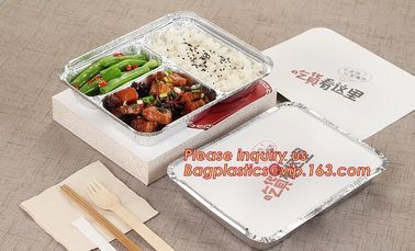 Popular household kitchen food packing aluminum foil container/pan/tray,Disposable Aluminium Foil Containers for Food Pa supplier