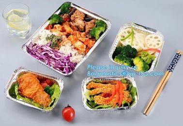 Popular household kitchen food packing aluminum foil container/pan/tray,Disposable Aluminium Foil Containers for Food Pa supplier