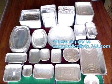 Popular household kitchen food packing aluminum foil container/pan/tray,Disposable Aluminium Foil Containers for Food Pa supplier