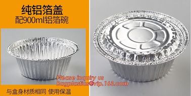 Round Disposable Aluminium Foil Containers for Food Packaging,catering disposable rectangular aluminum foil food contain supplier