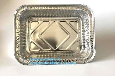 Manufacturer low price food waterproof food aluminium foil cake containers,Disposable to go Aluminum Foil Sealing Food C supplier