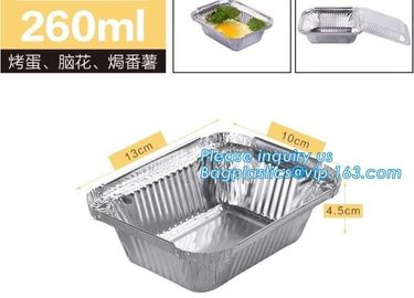 Airline Aluminum Tray Smooth-Wall Foil Food Containers With Lids Airline Catering,Catering disposable takeaway fast food supplier