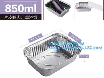 Disposable Square Aluminum Foil Bakery Cupcake Container/Bowl /Cup For Food Microwave Heating,bagese bagplastics package supplier