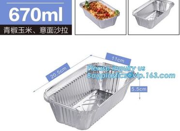 Disposable Square Aluminum Foil Bakery Cupcake Container/Bowl /Cup For Food Microwave Heating,bagese bagplastics package supplier