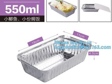 Disposable Square Aluminum Foil Bakery Cupcake Container/Bowl /Cup For Food Microwave Heating,bagese bagplastics package supplier