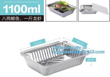 Disposable Square Aluminum Foil Bakery Cupcake Container/Bowl /Cup For Food Microwave Heating,bagese bagplastics package supplier