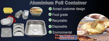 500ml smoothwall aluminum foil disposable oven safe food container,4LB / 1133 Aluminum Foil Container For Packing BBQ supplier