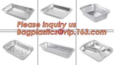 Two Compartments Disposable Aluminum Foil Containers for Takeaway Food Packaging and fast food,disposable aluminum foil supplier