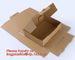 Kraft Pizza Paperboard Take Out Containers cheap pizza delivery box Packing Boxes,recyclable Pizza packaging boxes bagea supplier