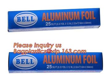 Household kitchen use aluminum foil sheet rolls for food package,Cooking Baking Household Aluminum Foil Paper Rolls supplier