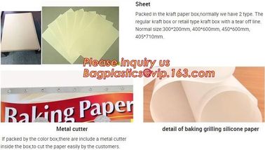 Baking parchment paper rounded waterproof wrapping paper brown greaseproof paper,Parchment paper for food wrapping paper supplier