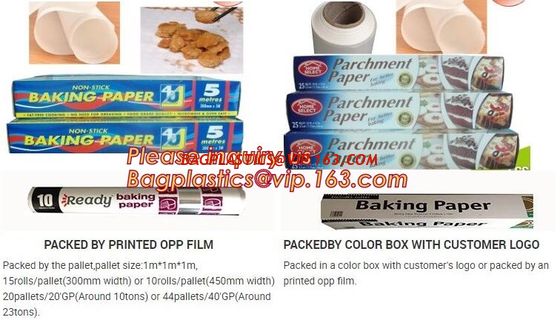 Food Wrapping Use Greaseproof Printed Baking Paper Parchment Paper for barbecue,40gsm Greaseproof Cooking Baking Parchme supplier