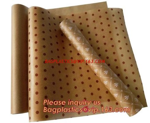 5M*37CM width non-stick silicone coated baking parchment paper,roasting paper for grill,line,cooking,BBQ bagplastics pac supplier