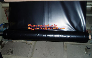 0.31 1 2 3 3.5 4 5 6 8 10 12 15 mil Waterproof Dampproof Clear / Black Plastic Poly Construction Film Rolls bagease pack supplier