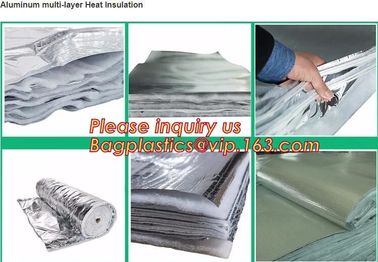 Aluminium multi-layer heat insulation,aluminum bubble heat insulation material,Thermal IXPE foam aluminum foil Heat insu supplier