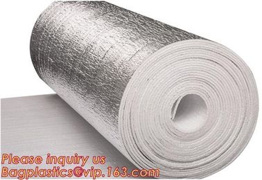 Roof/Floor/Wall Heat Insulation Aluminum Foil Bubble Material / Thermal Insulation,Bubble Aluminum Foil Building Insulat supplier