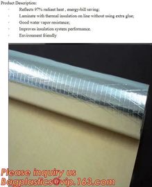 Foil crim kraft insulation,Alu foil FSK insulation, FOIL scrim kraft facing, reflective aluminium foil insulation,bonded supplier