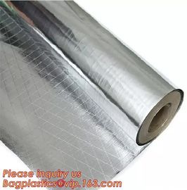 Thermal Insulation Adhesive Woven Building Sarking,Woven Cloth with Aluminum Foil Heat Resistant Insulation Materialg supplier