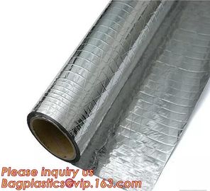 Thermal Insulation Adhesive Woven Building Sarking,Woven Cloth with Aluminum Foil Heat Resistant Insulation Materialg supplier