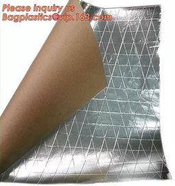 Aluminum Foil-Scrim-Kraft Paper Facing insulation material for building construction,radiant barrier laminated woven clo supplier