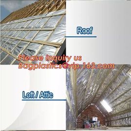 Aluminum Foil-Scrim-Kraft Paper Facing insulation material for building construction,radiant barrier laminated woven clo supplier