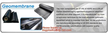 Steel plastic geogrid HDPE film HDPE LDPE geomembrane composite geomembrane woven geotextile nonwoven geotextile Extrusi supplier