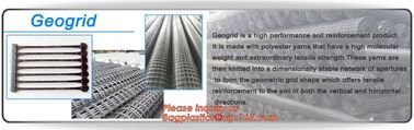 Steel plastic geogrid HDPE film HDPE LDPE geomembrane composite geomembrane woven geotextile nonwoven geotextile Extrusi supplier