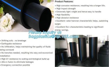 400mm sn4 sn8 hdpe culvert pipe,SN6 400mm wall corrugated PE drainage pipe dwc hdpe plastic culvert pipe prices BAGEASE supplier