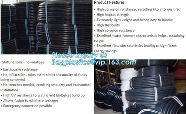 HDPE Pipe Buried PE Pipe for Fuel Gas Station 6Tapem,pipe and fittings,PN6/PN8/PN10/PN12 HDPE Pipes 90mm for Water and Irr supplier