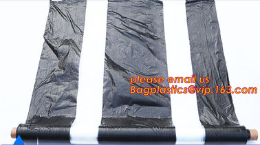 black white plastic mulch film/agricultural anti weed mulch/custom large size mulch film,Strawberry Film Ground Cover supplier