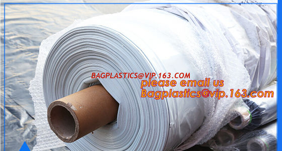 UV Resistant Black White PE/Polyethylene/Poly Reflective Plastic Mulch Film for Agricultural Ground Cover Layer BAGEASE supplier