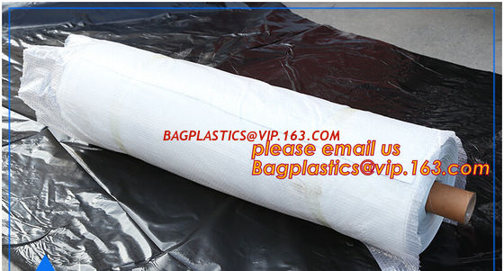 UV Resistant Black White PE/Polyethylene/Poly Reflective Plastic Mulch Film for Agricultural Ground Cover Layer BAGEASE supplier