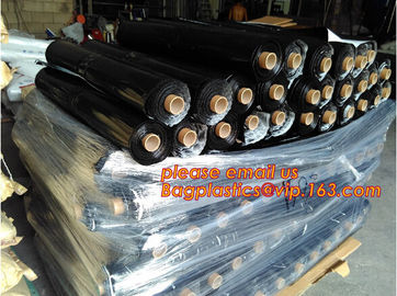 Custom biodegradable agriculture plastic mulch film,tubular roll with black colour for agricultural mulch film BAGEASE supplier