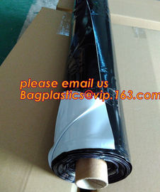 Custom biodegradable agriculture plastic mulch film,tubular roll with black colour for agricultural mulch film BAGEASE supplier