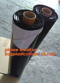 Custom biodegradable agriculture plastic mulch film,tubular roll with black colour for agricultural mulch film BAGEASE supplier