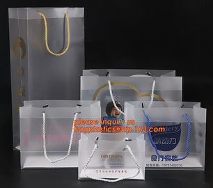 Plastic bag custom printed flower PP transparent bag with hanging ribbon,China Manufacture eco friendly customize Printi supplier