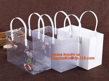 China Manufacture eco friendly customize Printing PP plastic flower carry bags with hanging for potted plant bags bageas supplier