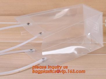 Advertisement shopping bag /supplier pp waterproof gift bag,hand bag PP plastic transparent gift bag wholesale PE bag supplier