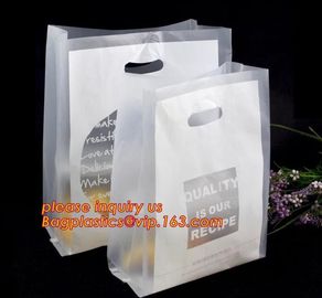 100% Biodegradable Hdpe/Ldpe Die Cut Patch Handle Personalized Color Printed Custom Plastic Shopping Bags bagease bagpla supplier