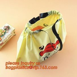 Drawtape Plastic Car Biodegradable Garbage Bag,Plastic laundry drawtape handle bag for family,drawstring closure drawtap supplier