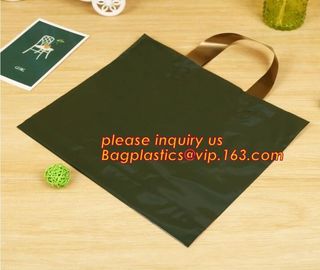 Compostable Biodegradable Cheap Soft Loop OEM Printed Custom Made Plastic Carrier Bags,Plastic Shopping Carrier Bag pack supplier