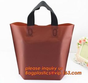 eco-friendly plastic LDPE HDPE soft loop handle bag,Soft Loop Handle Bags/High quality white soft loop handle plastic ba supplier