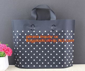 eco-friendly china factory supply poly soft loop handle carrier bags shopper bags,Factory custom eco hard soft loop hand supplier