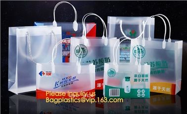 China Custom Design Logo Biodegradable Shopping Gift Soft loop Handle Plastic Bag,Loop handles Plastic Shopping Bag supplier