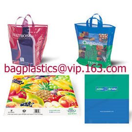 Promotion soft loop handle plastic bag produced by shanghai manufacturer,Foldable 100% Original PE Soft Loop Handle Plas supplier