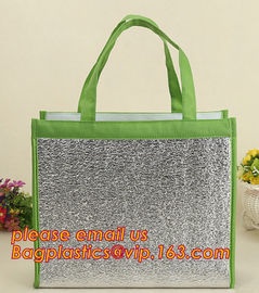 thermal insulation 600D polyester cooler tote bag,Aluminum foil cold thermal insulation shoulder cooler bag bagease pac supplier