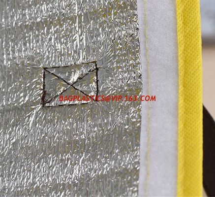 Non-woven laminated Pizza thermal insulation cooler bag,Fashion Nylon Lunch Bags Thermal Bags Insulation Cooler Box supplier